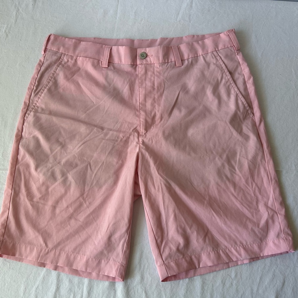 PGA Tour Men’s Pink Golf Shorts Size 34 Flat Front